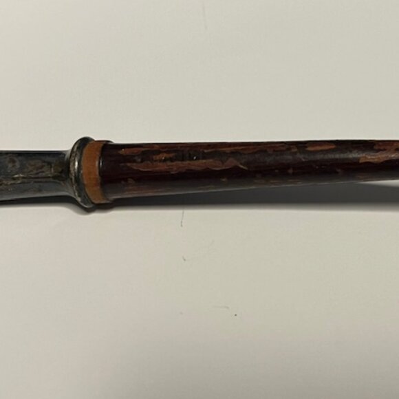 Vintage Sterling Silver Wood Salad Fork Made in France 11" - Picture 13 of 16